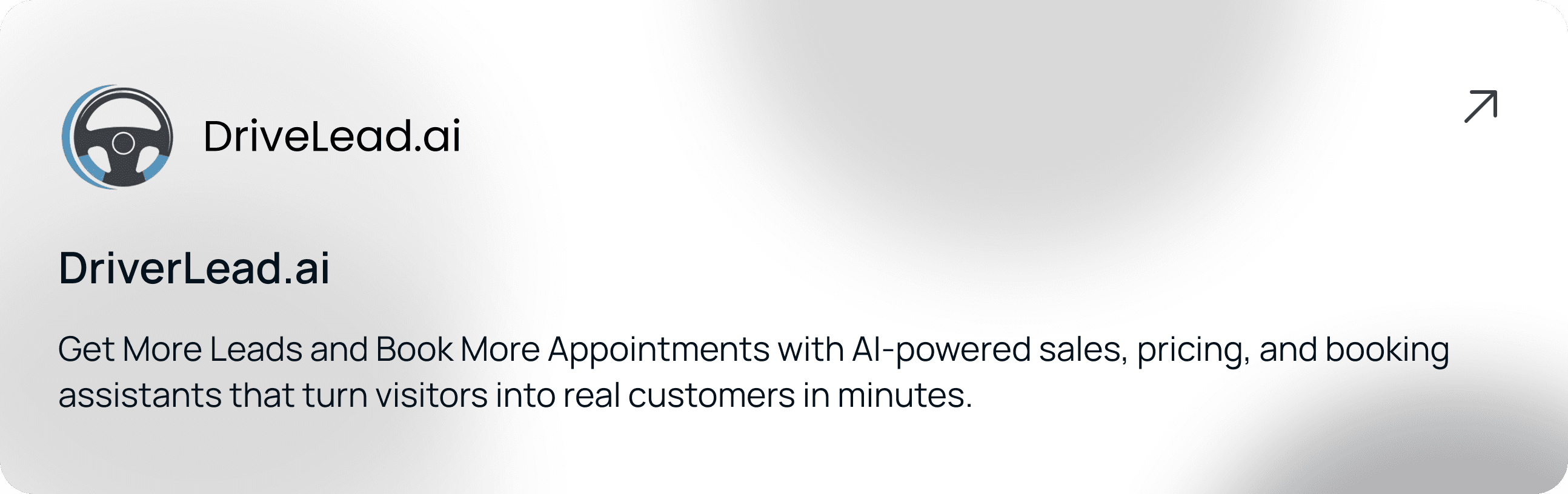 DriveLead.ai case study hover preview